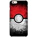 Produktbild Schutzhülle für iPhone 5/5S/6/6S/7, Pokemon, Kunststoff-Cover, Pokemon Go Nintendo, Schwarz/Weiß/Rot, Smoky Print, Kunststoff, Iphone 6 & 6s