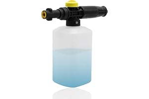 XtraHorn Snow Foam Gun, Adjustable Foam Lance for Karcher K2 K3 K4 Pressure Washer Cannon Bottle Attachment for Car Wash 750ML