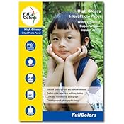 Full Colors 210gsm High Glossy Inkjet Photo Paper
