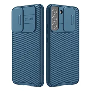 Nillkin Galaxy S22 Plus Case with Camera Cover, CamShield Pro Case with Slide Camera Protection, Slim Fit Thin Shockproof Cover for Samsung Galaxy S22+, Blue