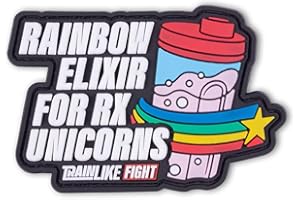 TRAINLIKEFIGHT - mostrina con inserto a strappo su retro - per giubbotti zavorrati, zaini, cappellini da baseball o altre superfici con inserto a strappo - inserto a strappo da cucire sulla superficie di attacco non incluso