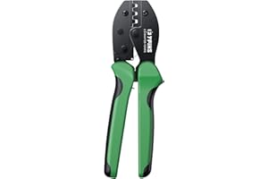 EYPINS Herramienta de Crimpadora, Alicates de Terminales Profesional Electricistas Herramienta, Engarzadora Solar Crimpadora de Terminales AWG 14-10 (2,5/4/ 6,0mm²) Herramientas de Prensado de Mano