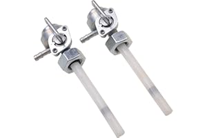 GOOFIT 2 Piezas Motocicleta 14 MM Toque Combustible Bomba Gasolina Grifo Filtro Reemplazo para 50cc 70cc 90cc 110cc 125cc 150cc Scooter Chino Ciclomotor