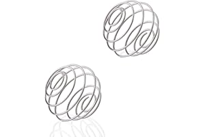 POLLY ONLINE 2 Pcs Ball Shaker per Proteine,Agitare la sfera,la sfera di miscelazione del miscelatore del miscelatore della proteina dell'acciaio inossidabile per le bevande mescolate proteiche (Diametro 5.5cm)