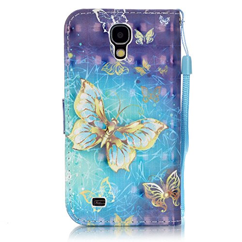 Funda Galaxy S4   Soporte  Flip Folio Piel de PU Cartera Funda   Ranuras para tarjetas  Choque Absorci  n Shell  Cierre magn  tico para Samsung Galaxy S4