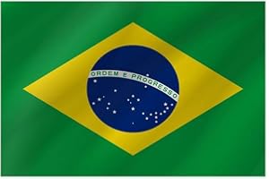 R&F srls Bandiera Brasile Nazionale Tessuto Misura Standard 90 X 150 cm