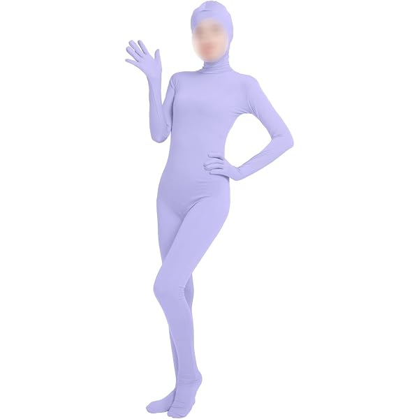 Foweknow Body Unisex Open Face Zentai Cosplay Tuta Greenscreen - 9