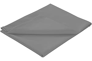 Olivia Rocco Bettlaken, pflegeleichtes Polyester-Baumwoll-Mischgewebe, für Super-Kingsize-Betten, Grau