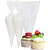 Kullan At - Tek Kullanımlık Krema Sıkma Torbası Seti, Plastik, 37x31x21 cm, 1 Paket - 50 Adet