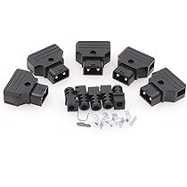 DC Monitor Voedingskabel, D-Tap Mannelijk naar DC-poort Kabels DC-Lock naar D-Tap opgerold voor BMCC BMPC ATOMOS BESTVIEW Monitor LED Camera