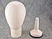 PVC Mannequin Manikin Head And Sucker Stand for Wig Toupee Display Styling White