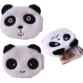 Peluş Bozuk Para C&uuml;zdanı, Panda Fig&uuml;r Peluş Fermuarlı C&uuml;zdan