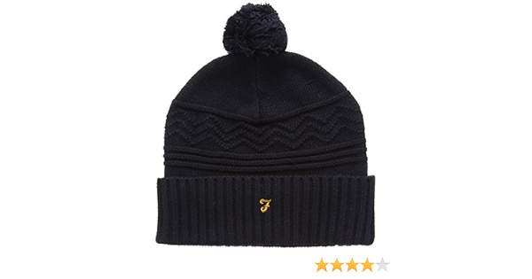 Farah Men's Keller Beanie Hat, Black 