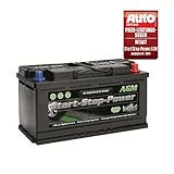 neueste AGM Technologie Intact AGM 900 Start Stop Autobatterie 12V 90 Ah 900 A Preis-Leistung-SIEGER GTÜ 2014