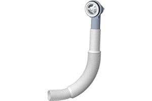 GISWELL Overflow Pipe Wash Basin Overflow Round Head Sink Overflow Head Overflow Pipe with Overflow Tube for Sink-1Pc