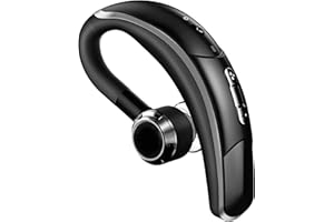 COSMUSIS Bluetooth Headset [Business Style] Bluetooth Earpiece Wireless Headset Hands-free Calling with Clear Voice 280 Hours Standby Time Capture Technology Bluetooth Earbuds for Cellphones