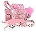 Produktbild Stillshine Plüsch Leder Sex Werkzeuge Restraint System Fetisch Bondage Kit von 10 Stück (Rosa)