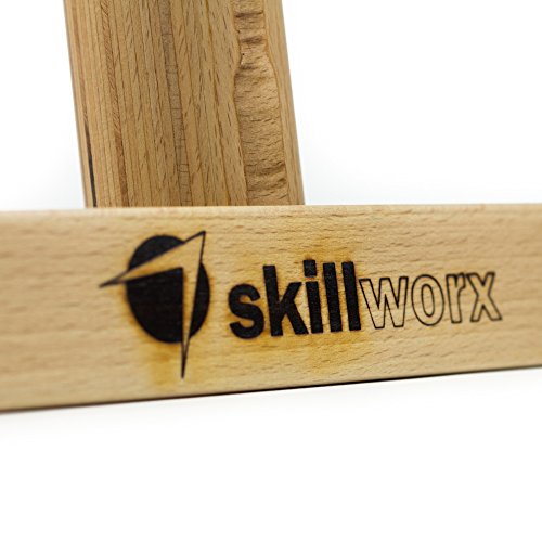 skillworx High Parallettes: Raw Edition – Calisthenics Liegestützgriffe aus Holz, made in Austria - 4