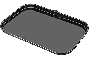 GFTIME Żeliwna płyta grillowa do Ninja Woodfire Pro XL, seria OG800 i OG900 (OG850/OG901), płaska płyta grillowa z otworem na olej, powłoka ceramiczna, wkładka, czarna