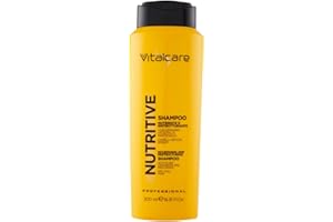 Vitalcare | Nutritive - Shampooing Nourrissant et Restructurant, Shampooing pour Cheveux Secs et Éteints, avec Céramides végétales et Panthénol, 500 ml, 1