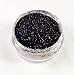 Glitter Pot - GM25 Metallic Black Glitter Eye Eye shadow Nail Art Face And Body