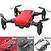 Produktbild Altsommer Faltbar Mini Drohne mit WiFi FPV 2.0MP 720P Kamera HD,Echtzeitübertragung,Kopflos-Modus,Drohne mit Luftaufnahmen Flugzeuge,3D-Flips und Rollen für Kinder Gescheken (Rot)