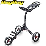 « nouvelle 5 120,6 cm Bagboy C3 Compact Deluxe Caddie de golf à 3 roues chariot + Cadeau Gratuit