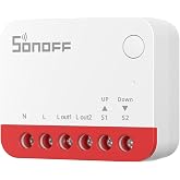 SONOFF Zigbee Akıllı Panjur Anahtarı, MINI-ZBRBS, Mini Boyut, Y&uuml;zde Kontrol&uuml;, Zigbee Tekrarlayıcı, Alexa/Google Asistan/Ev As