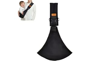Guyode Porte Bebe Toddler Réglable, Echarpe de Portage Bebe Léger et Respirant, Baby Carrier Physiologique s'Applique à 6-36 Mois, Sling Bébé Randonnée Ergonomique, Babycare Portage (Noir)