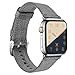Produktbild Muium 2019 Armband Für Apple Watch Series 4 44mm Nylon 4 Farben Männer und Frauen Herren Frauen Klassisch Männer Straps Ersatzband Wristband Staubdicht Klassisch Schweißbeständig (Grau)