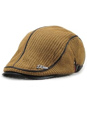 Kuyou Flatcap Schildmütze Herren Schieber sportcap Kappe Mit Schirm