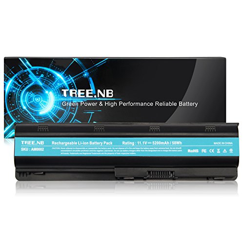 Tree.NB 593553-001 Laptop Akku für HP Pavilion dm4 dv3-4000 dv5-2000 dv6-3000 dv6-6000 dv7-4000 g4 g6 g7 Compaq Presario CQ32 CQ42 CQ43 CQ56 CQ62 CQ630 CQ72 G32 G42 G56 G62 G72 Envy 15 Envy17 MU06 MU09, 5200mAh/11,1v/6 Zell - 6