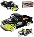 Produktbild Ford F-1 Pick-Up 1948 Schwarz Grün mit 1948 Panhead Harley Davidson 1/24 Maisto Modell Auto mit individiuellem Wunschkennzeichen