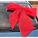 Große Autoschleife rot