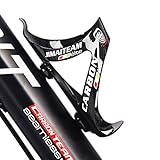 JM Portaborraccia in fibra di carbonio 3K Elite 25g per bici da strada BMX MTB Fixed Gear Bike,Taglia unica .