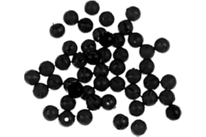 N-K Lot de 50 perles rondes en caoutchouc souple pour la pêche à la carpe, accessoire très pratique et populaire