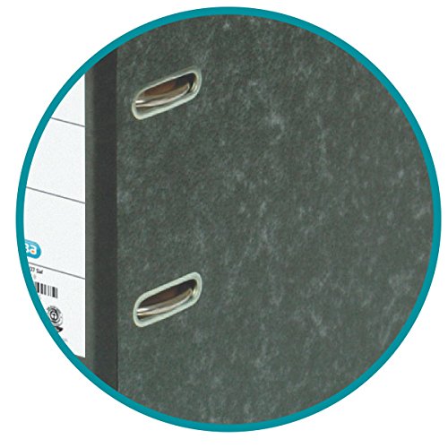 ELBA 100555312 Ordner „rado Wolkenmarmor“ | 1 Stück | A4 | breit | 80 mm | Recycling | Standard-Ordner | blau - 3