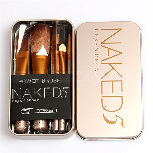 NK5 New 7 Makeup Brushes Metal Case Limited Suit