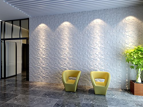 5 m2, Paneele 3D Platten Wandpaneele 3D Wandplatten Wand Decke, 50x50cm WILLIAM - 5