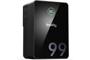 SMALLRIG V Mount Battery VB99 Pro, 6700mAh, 99Wh, 14,8V V-Mount Akku, Unterstützt 100W PD USB-C Schnellladegerät, mit D-TAP, Dual USB-C, Dual-DC Anschluss, USB-A, für Kamera, Camcorder, Monitor - 4292
