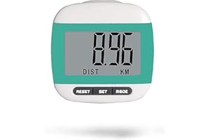 LEBEXY Krokomierz z klipem, prosty krokomierz, tracker fitness, zwycięzca testu, pokonany dystans, kalorie, licznik