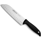 Arcos Santoku Knife Stainless Steel 180 mm | Multipurpose santoku knife. Colour: black.