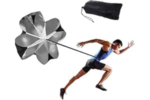 OAYGAT Running Speed Training Parachute Sprint Chute Resistance Umbrella with Adjustable Strap Fitness Strength Training for Youth and Adults Speed Sprint Training Chute Soccer & Running Athletic