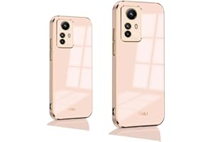 GOKEN Funda para Xiaomi Redmi Note 12S 4G, Silicona TPU Galvanoplastia de Phnom Penh Protección Carcasa, Bumper Caso Case Cover con Shock- Absorción, Rosado