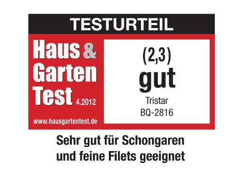 Tristar 2in1 Barbeque Elektro Stand-und Tischgrill in einem, 46x 35 cm Bratfläche,5 Heizstufen, 2200 Watt, BQ-2816 - 4