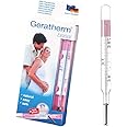 GERATHERM basal analogue - Basal thermometer analogue/basal thermometer for cycle monitoring incl. evaluation table/basal thermometer for fertility - Made in Germany
