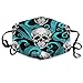 Produktbild Monicago Masken für Erwachsene, Face Masks Anti-Dust Mouth Cover Cool Blue Octopus Kraken Sugar Skull Washable And Reusable Mask Warm Windproof For Women Men Boys Girls Kids