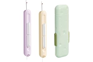 OCCUPATERNM Infila Aghi per Cucire a Mano, Design a Doppia Testa, Affilatura di Lunga Durata, Infila ago, Sicuro e Portatile, Adatto per Aprire Asole, Infilare e Raccogliere il Filo (verde)