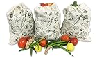 Magnus Eco Bags Vegetable Storage Bags for Fridge Cotton l Set of 3