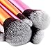 Travel Brush Set - Essential 6pcs Make Up Kit Powder Eyeshadow Foundation Blush Brushes